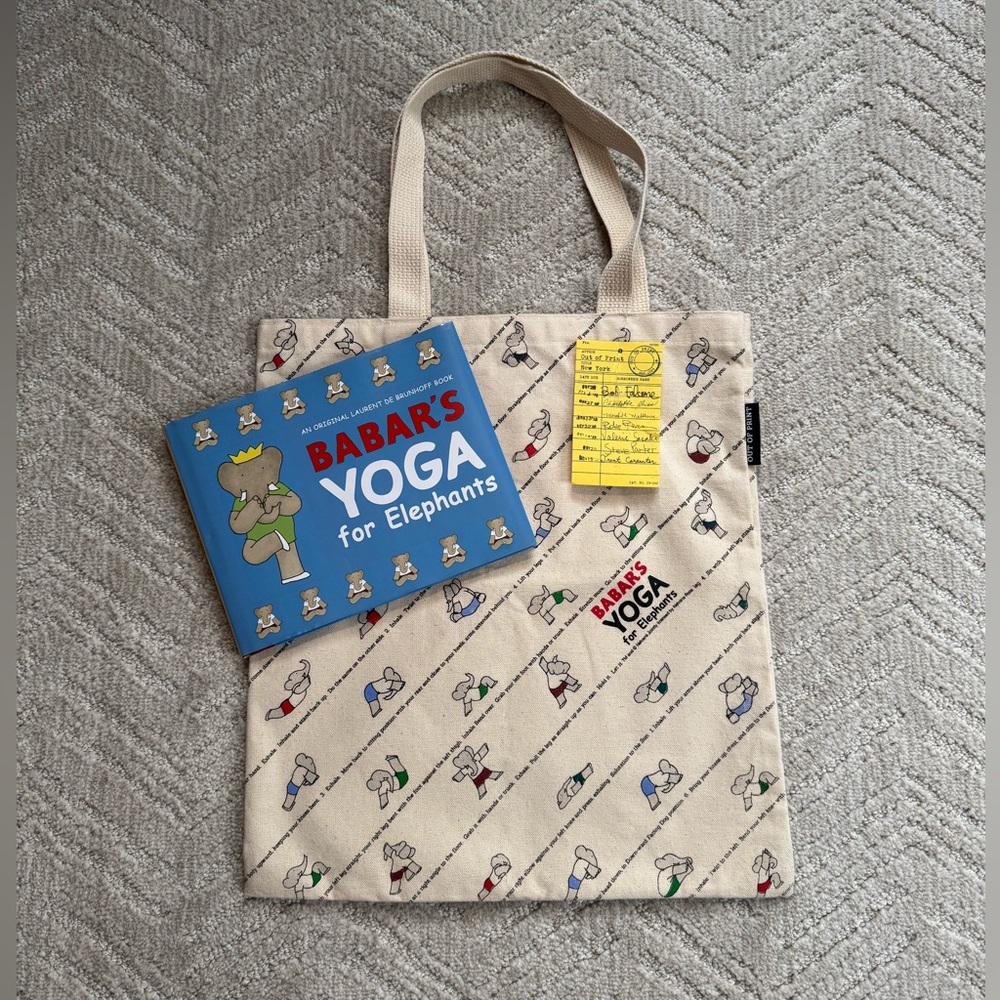 Babar Kids Yoga Tote and Book